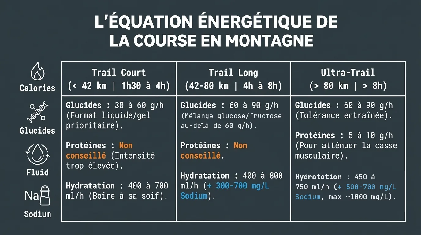 L'équation énergétique de la course en montagne